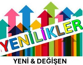Yenilikler